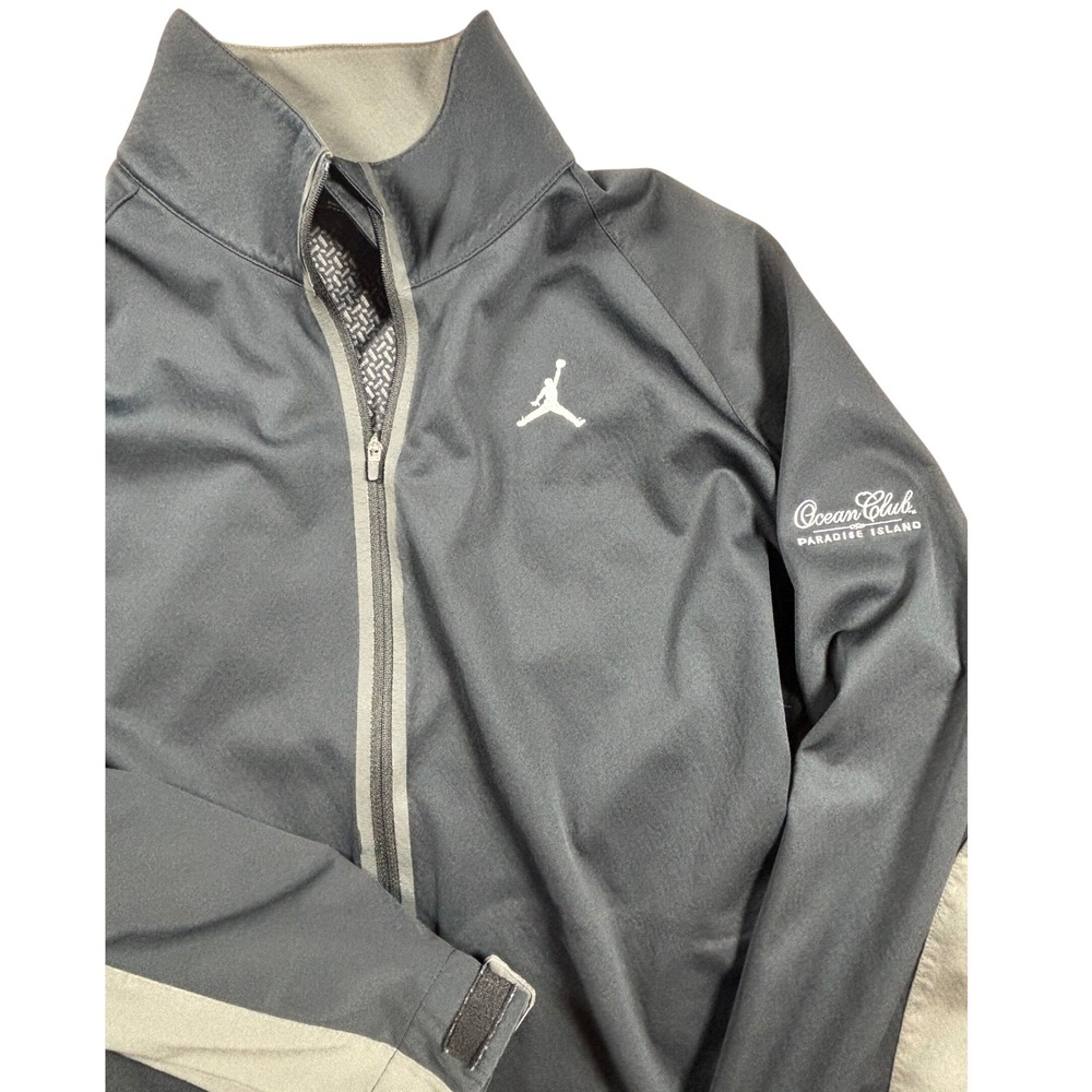 Jordan Boys Black Celebrity Invitational Ocean Club Softshell Jacket L 12-14